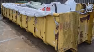 Asbest container