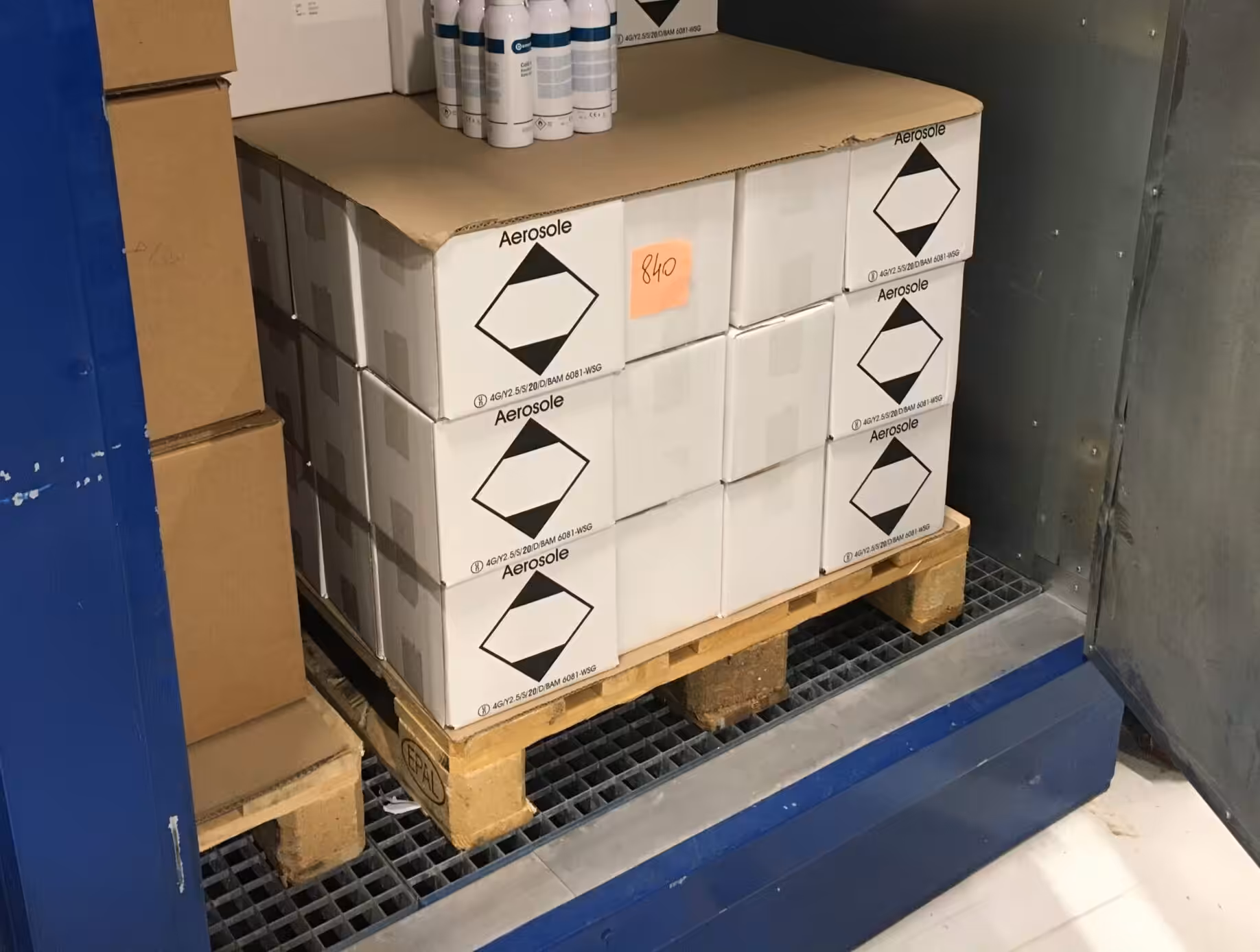 Vat niet afgesloten